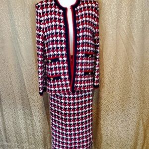 Castleberry of London Plaid skirt suit Size 18